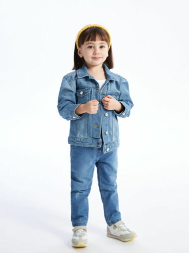 جین نوزاد دختر LCW baby کد  W3AR91Z1 - 507