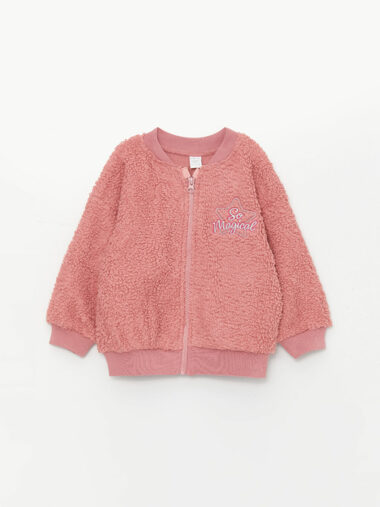 سویشرت زیپ دار نوزاد دختر LCW baby کد  W3EC56Z1 - GJZ