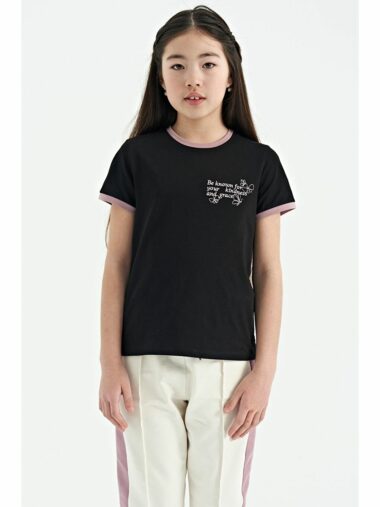 تی شرت دخترانه TOMMYLIFE کد  T13KG-75110 - 19351