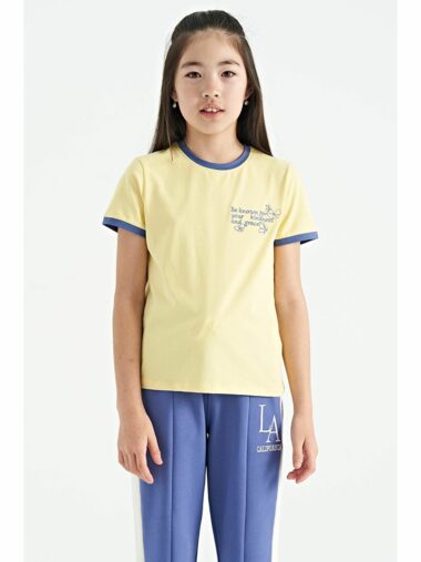 تی شرت دخترانه TOMMYLIFE کد  T13KG-75110 - 20072