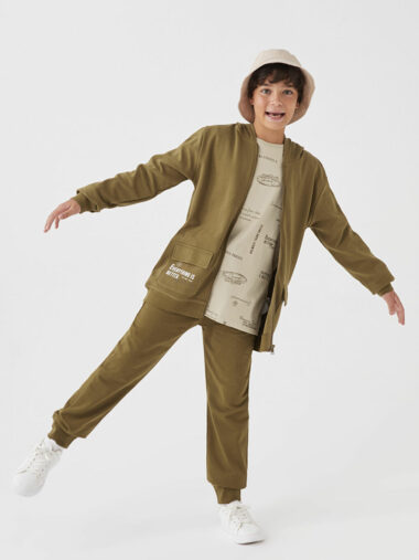 سویشرت زیپ دار پسرانه LCW Kids کد  W22440Z4 - HCR