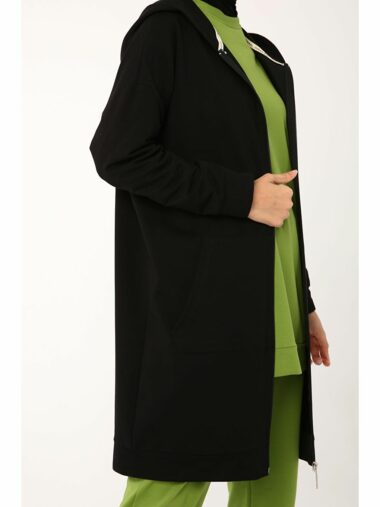 سویشرت زیپ دار زنانه ALLDAY کد  BOB52073AL0 - 19351