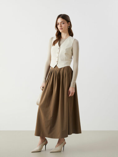 دامن زنانه LCW Modest کد  S5KR79Z8 - VDU