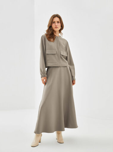 دامن زنانه LCWAIKIKI Classic کد  W4I359Z8 - DFV