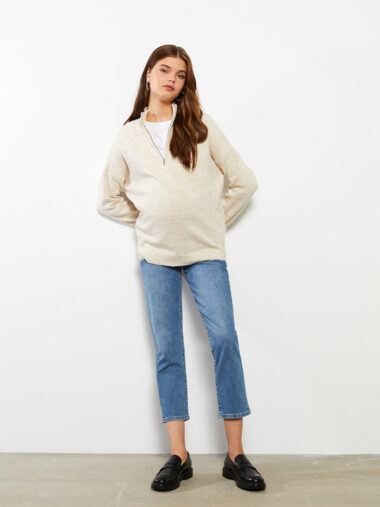 بافت زنانه LCWAIKIKI Maternity کد  W2AK29Z8 - L8Q