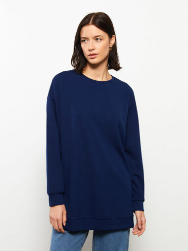 سویشرت زنانه LCWAIKIKI Basic کد  W25871Z8 - JQ6