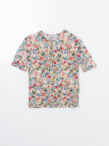 تی شرت زنانه LCWAIKIKI Classic کد  S5AG54Z8 - LSZ