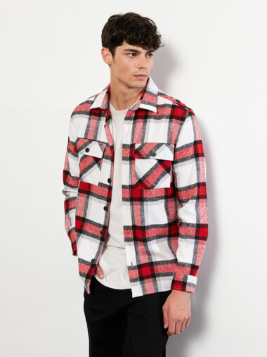 کت پیراهن مردانه LCW Casual کد  W2AD20Z8 - LPA