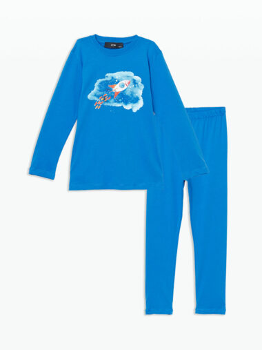 ست پیژامه پسرانه LCW Kids کد  W4LD78Z4 - GJY