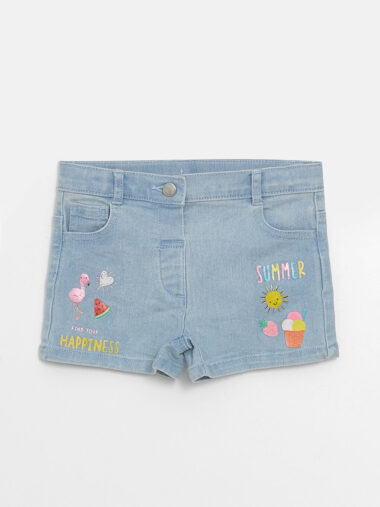 شورت جین نوزاد دختر LCW Kids کد  S4JN04Z1 - 311