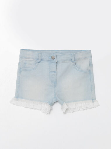 شورت جین نوزاد دختر LCW Kids کد  S4EY45Z1 - 311