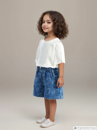 شورت جین نوزاد دختر LCW Kids کد  S4LQ43Z1 - 507