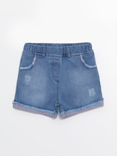 شورت جین نوزاد دختر LCW Kids کد  S4LQ44Z1 - 507