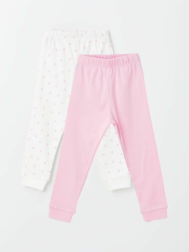 پایین تنه پیژامه نوزاد دختر LCW baby کد  S4AP75Z1 - QY8