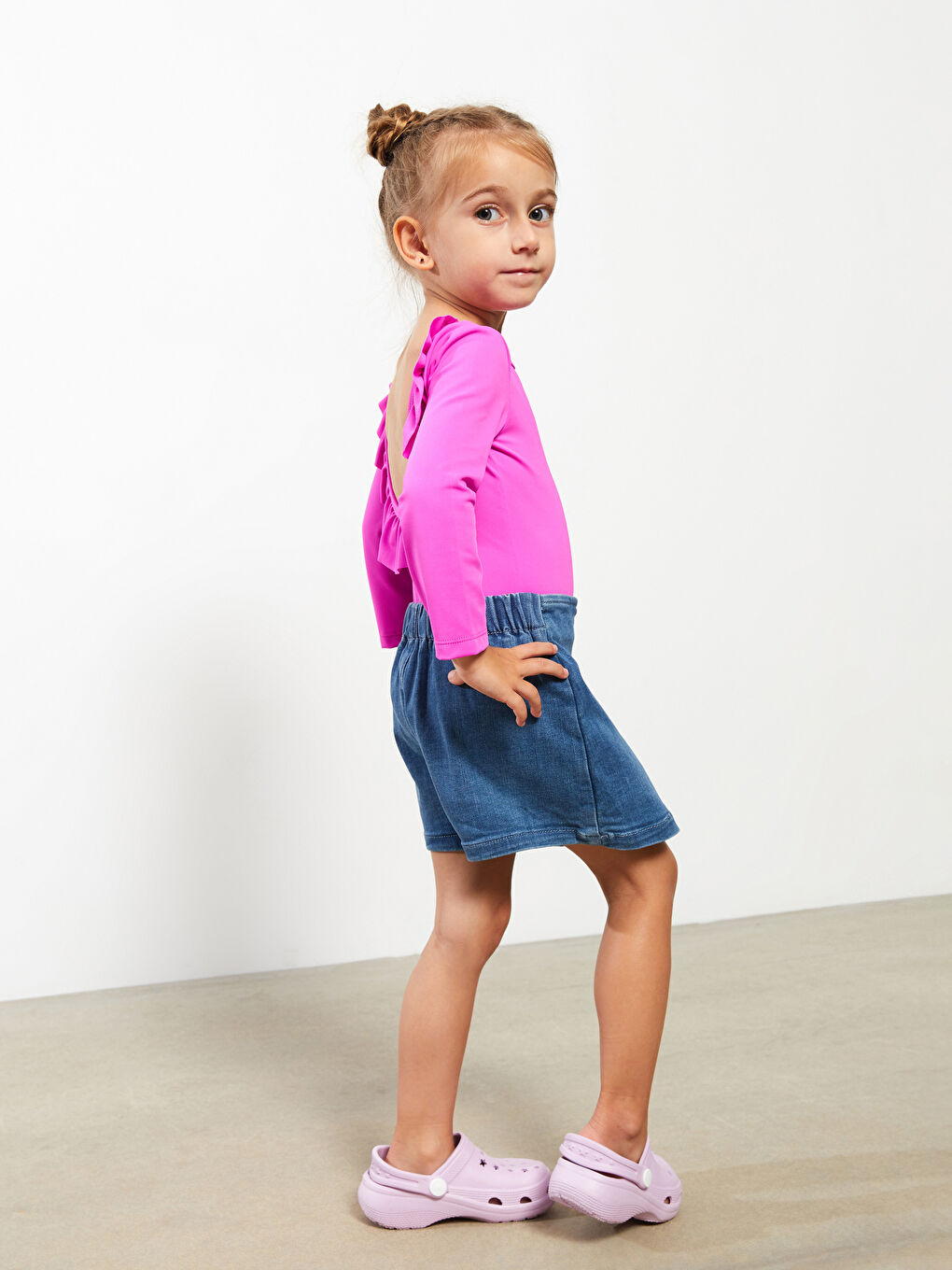 مایو نوزاد دختر LCW baby کد  S2EC84Z1 - KF3