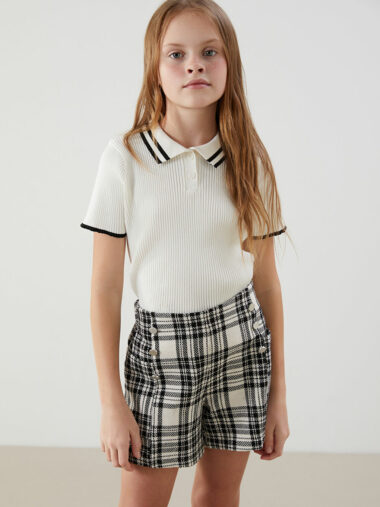 بافت دخترانه LCW Kids کد  S5O734Z4 - FES