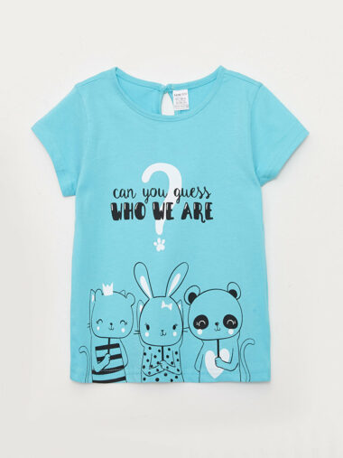 تی شرت نوزاد دختر LCW ECO کد  S34971Z1