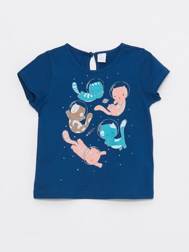 تی شرت نوزاد دختر LCW ECO کد  S34972Z1