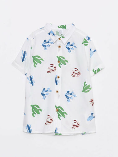 پیراهن نوزاد پسر LCW ECO کد  S3CO64Z1