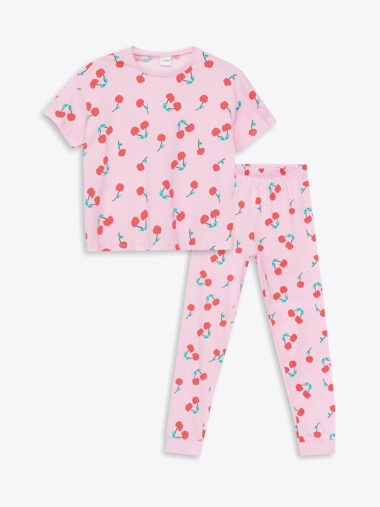 ست پیژامه دخترانه LCW Kids کد  S41735Z4