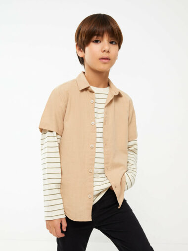 پیراهن پسرانه LCW ECO کد  S3ER72Z4