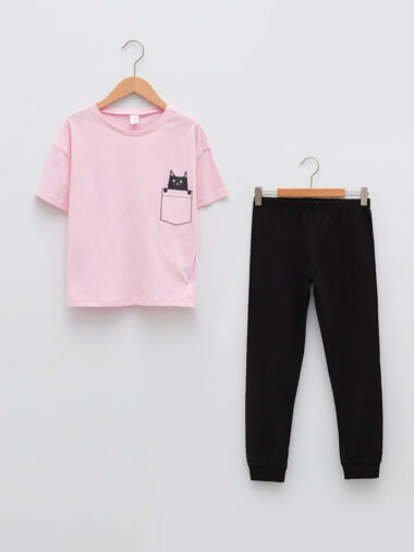 ست پیژامه دخترانه LCW Kids کد  S20600Z4