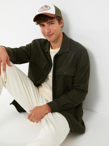 کت پیراهن مردانه LCW Casual کد  W2IQ71Z8