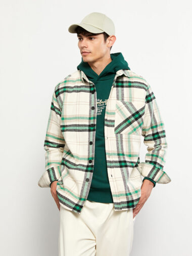 کت پیراهن مردانه LCW Casual کد  W2CM49Z8