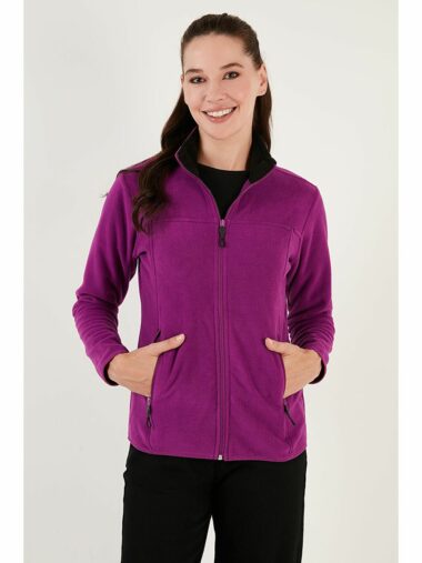 سویشرت زیپ دار زنانه Lela کد  5907002