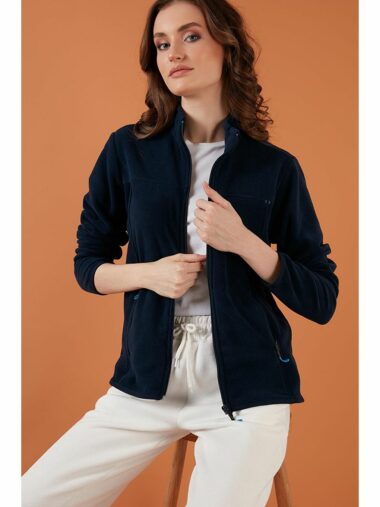 سویشرت زیپ دار زنانه Lela کد  5907002