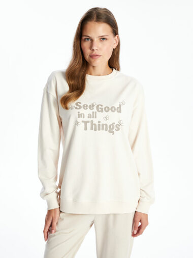 سویشرت زنانه LCW Comfort کد  W4ET13Z8