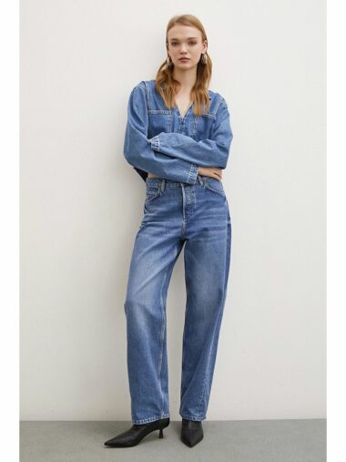 جین زنانه NEVER MORE کد  P6742S2217