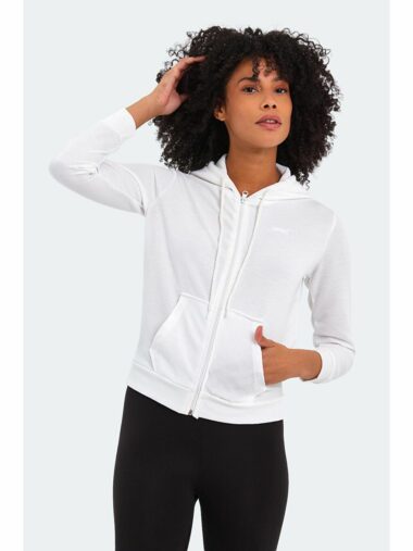 سویشرت زیپ دار زنانه SLAZENGER کد  ST22WK050-120