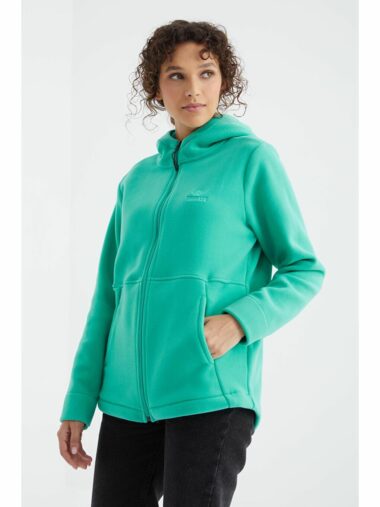 سویشرت زیپ دار زنانه TOMMYLIFE کد  T11BY-97233