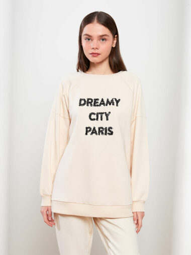 سویشرت تونیک زنانه LCW Modest کد  W2H598Z8