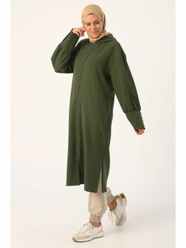 سویشرت زیپ دار زنانه ALLDAY کد  23DB86040AL0