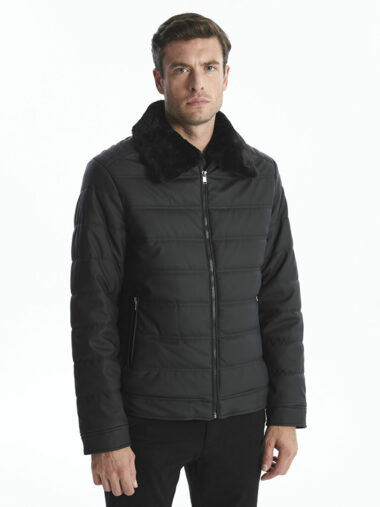 کاپشن طرح چرم مردانه LCWAIKIKI Classic کد  W4DF21Z8 - CVL